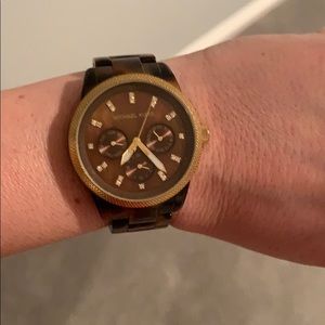 Michael Kors Tortoise Shell Watch